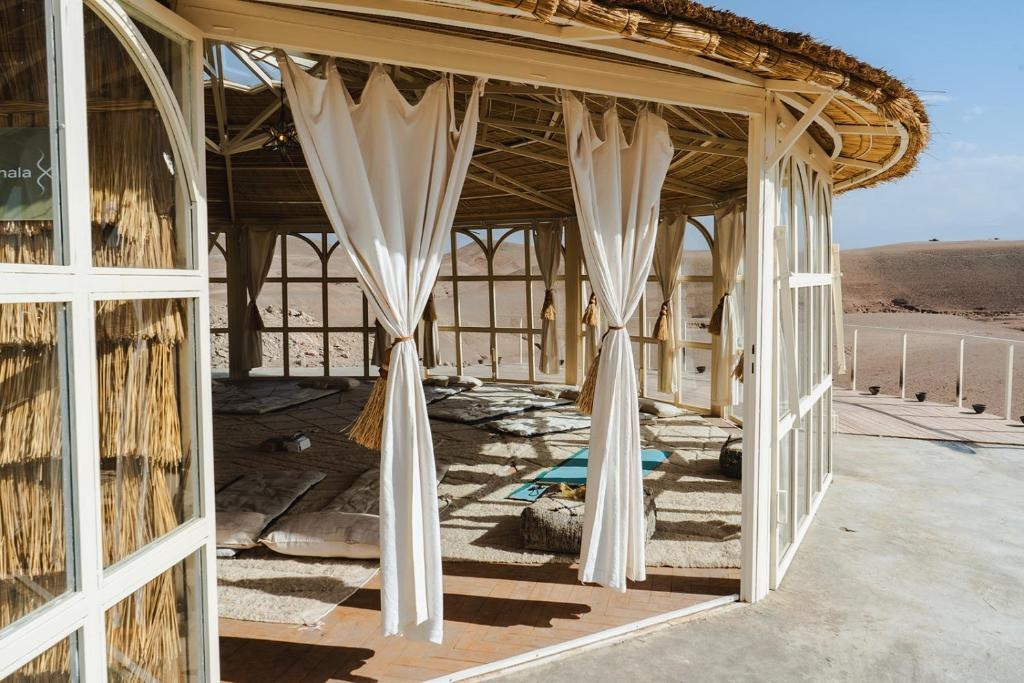 Coucher de soleil depuis BE Agafay désert d'Agafay